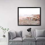 Shop Beach Kangaroos Photo Art Print-Animals, Horizontal, Neutrals, Photography, Rectangle, View All-framed poster wall decor artwork