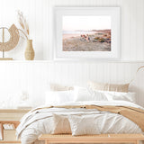 Shop Beach Kangaroos Photo Art Print-Animals, Horizontal, Neutrals, Photography, Rectangle, View All-framed poster wall decor artwork