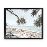 Shop Beach Outlook I Photo Art Print-Coastal, Green, Horizontal, Neutrals, Photography, Rectangle, Tropical, View All-framed poster wall decor artwork
