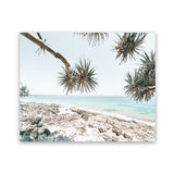 Shop Beach Outlook I Photo Art Print-Coastal, Green, Horizontal, Neutrals, Photography, Rectangle, Tropical, View All-framed poster wall decor artwork