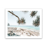 Shop Beach Outlook I Photo Art Print-Coastal, Green, Horizontal, Neutrals, Photography, Rectangle, Tropical, View All-framed poster wall decor artwork