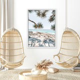 Shop Beach Outlook II Photo Canvas Art Print-Coastal, Green, Landscape, Neutrals, Photography, Photography Canvas Prints, Portrait, Rectangle, Tropical, View All-framed wall decor artwork