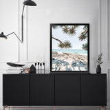 Shop Beach Outlook II Photo Art Print-Coastal, Green, Neutrals, Photography, Portrait, Rectangle, Tropical, View All-framed poster wall decor artwork