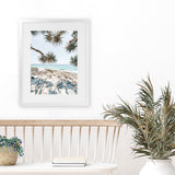 Shop Beach Outlook II Photo Art Print-Coastal, Green, Neutrals, Photography, Portrait, Rectangle, Tropical, View All-framed poster wall decor artwork