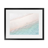 Shop Aerial Shoreline Photo Art Print-Blue, Coastal, Green, Horizontal, Neutrals, Photography, Rectangle, View All-framed poster wall decor artwork