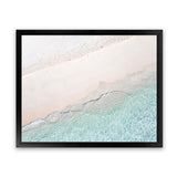 Shop Aerial Shoreline Photo Art Print-Blue, Coastal, Green, Horizontal, Neutrals, Photography, Rectangle, View All-framed poster wall decor artwork