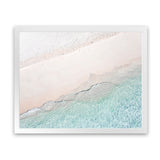 Shop Aerial Shoreline Photo Art Print-Blue, Coastal, Green, Horizontal, Neutrals, Photography, Rectangle, View All-framed poster wall decor artwork