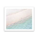 Shop Aerial Shoreline Photo Art Print-Blue, Coastal, Green, Horizontal, Neutrals, Photography, Rectangle, View All-framed poster wall decor artwork