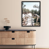 Shop Byron Bay Stairs Photo Canvas Art Print-Coastal, Green, Photography, Photography Canvas Prints, Portrait, Rectangle, Tropical, View All-framed wall decor artwork