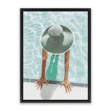 Shop Pool Time I Photo Canvas Art Print-Coastal, Green, People, Photography, Photography Canvas Prints, Portrait, Rectangle, View All-framed wall decor artwork