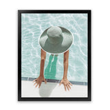 Shop Pool Time I Photo Art Print-Coastal, Green, People, Photography, Portrait, Rectangle, View All-framed poster wall decor artwork