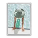 Shop Pool Time I Photo Canvas Art Print-Coastal, Green, People, Photography, Photography Canvas Prints, Portrait, Rectangle, View All-framed wall decor artwork