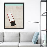 Shop Pool Time II Photo Canvas Art Print-Coastal, Neutrals, Photography, Photography Canvas Prints, Portrait, Rectangle, View All-framed wall decor artwork