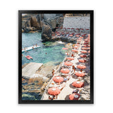 Shop Bagno Marino Archi II Photo Art Print-Amalfi Coast Italy, Coastal, Photography, Portrait, Rectangle, Red, View All-framed poster wall decor artwork