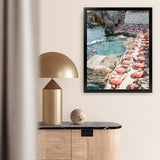 Shop Bagno Marino Archi II Photo Art Print-Amalfi Coast Italy, Coastal, Photography, Portrait, Rectangle, Red, View All-framed poster wall decor artwork