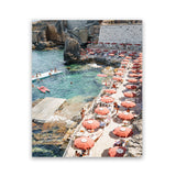 Shop Bagno Marino Archi II Photo Art Print-Amalfi Coast Italy, Coastal, Photography, Portrait, Rectangle, Red, View All-framed poster wall decor artwork