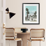 Shop Palm Springs Art Print-Blue, Boho, Botanicals, Coastal, Green, Portrait, Tropical, View All-framed painted poster wall decor artwork