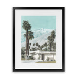 Shop Palm Springs Art Print-Blue, Boho, Botanicals, Coastal, Green, Portrait, Tropical, View All-framed painted poster wall decor artwork
