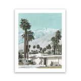 Shop Palm Springs Art Print-Blue, Boho, Botanicals, Coastal, Green, Portrait, Tropical, View All-framed painted poster wall decor artwork