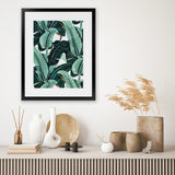 Shop Banana Palms Art Print-Botanicals, Green, Hamptons, Portrait, Tropical, View All-framed painted poster wall decor artwork