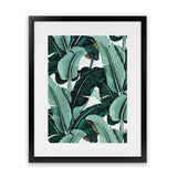 Shop Banana Palms Art Print-Botanicals, Green, Hamptons, Portrait, Tropical, View All-framed painted poster wall decor artwork