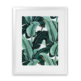 Shop Banana Palms Art Print-Botanicals, Green, Hamptons, Portrait, Tropical, View All-framed painted poster wall decor artwork