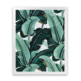 Shop Banana Palms Art Print-Botanicals, Green, Hamptons, Portrait, Tropical, View All-framed painted poster wall decor artwork