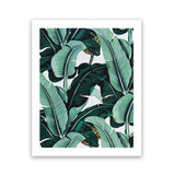 Shop Banana Palms Art Print-Botanicals, Green, Hamptons, Portrait, Tropical, View All-framed painted poster wall decor artwork