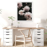 Shop Oriental Garden Art Print-Black, Botanicals, Florals, Green, Hamptons, Pink, Portrait, View All-framed painted poster wall decor artwork