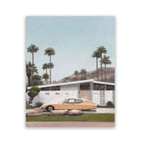 Shop Palm Springs Doorway 2 Art Print-Blue, Botanicals, Coastal, Green, Portrait, Tropical, View All-framed painted poster wall decor artwork