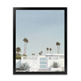 Shop Palm Springs Doorway 3 Art Print-Blue, Boho, Botanicals, Coastal, Portrait, Tropical, View All-framed painted poster wall decor artwork