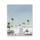 Shop Palm Springs Doorway 3 Art Print-Blue, Boho, Botanicals, Coastal, Portrait, Tropical, View All-framed painted poster wall decor artwork