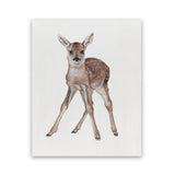 Shop Baby Deer Art Print-Animals, Baby Nursery, Brown, Portrait, View All-framed painted poster wall decor artwork