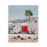 Shop Palm Springs Doorway 4 Art Print-Blue, Boho, Coastal, Nature, Orange, Portrait, Tropical, View All-framed painted poster wall decor artwork