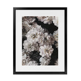 Shop Vintage Blooms Art Print-Black, Botanicals, Florals, Portrait, Rectangle, View All-framed painted poster wall decor artwork