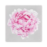 Shop Pink Peony (Square) Art Print-Botanicals, Florals, Grey, Pink, Square, View All-framed painted poster wall decor artwork