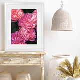 Shop Beautiful Blooms Art Print-Botanicals, Florals, Pink, Portrait, Rectangle, View All-framed painted poster wall decor artwork