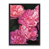Shop Beautiful Blooms Canvas Art Print-Botanicals, Florals, Pink, Portrait, Rectangle, View All-framed wall decor artwork