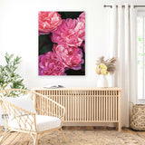 Shop Beautiful Blooms Canvas Art Print-Botanicals, Florals, Pink, Portrait, Rectangle, View All-framed wall decor artwork