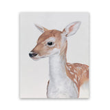 Shop Baby Deer II Art Print-Animals, Brown, Portrait, View All-framed painted poster wall decor artwork