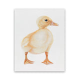 Shop Baby Duckling Art Print-Animals, Baby Nursery, Birds, Portrait, Rectangle, View All, Yellow-framed painted poster wall decor artwork