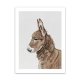 Shop Baby Donkey Art Print-Animals, Brown, Portrait, View All-framed painted poster wall decor artwork