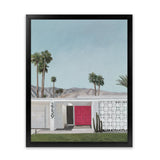 Shop Palm Springs Doorway 5 Art Print-Blue, Boho, Botanicals, Coastal, Green, Portrait, Tropical, View All-framed painted poster wall decor artwork