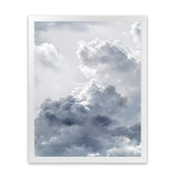 Shop Cloudscape II Art Print-Baby Nursery, Blue, Portrait, Scandinavian, View All-framed painted poster wall decor artwork