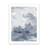 Shop Cloudscape II Art Print-Baby Nursery, Blue, Portrait, Scandinavian, View All-framed painted poster wall decor artwork