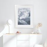 Shop Cloudscape III Art Print-Baby Nursery, Blue, Portrait, Scandinavian, View All-framed painted poster wall decor artwork