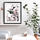Shop Pink Peony Blossom II Art Print-Botanicals, Florals, Pink, Portrait, Rectangle, View All-framed painted poster wall decor artwork