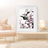 Shop Pink Peony Blossom II Art Print-Botanicals, Florals, Pink, Portrait, Rectangle, View All-framed painted poster wall decor artwork