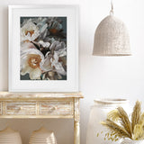 Shop Spring Bouquet Art Print-Botanicals, Florals, Grey, Portrait, Rectangle, View All, White-framed painted poster wall decor artwork