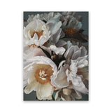 Shop Spring Bouquet Canvas Art Print-Botanicals, Florals, Grey, Portrait, Rectangle, View All, White-framed wall decor artwork